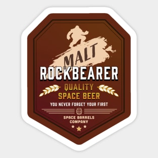 Deep Rock Galactic Malt Rockbearer Quality Space Beer Sticker